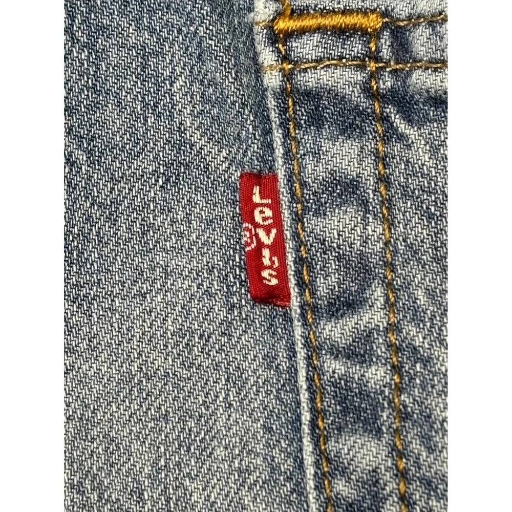 Levi's 505 Jeans Mens W42 L30 Regular Fit Straight Leg Medium‎ Wash Denim
